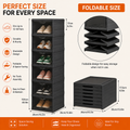 Foldable 6 Tier Shoe Rack