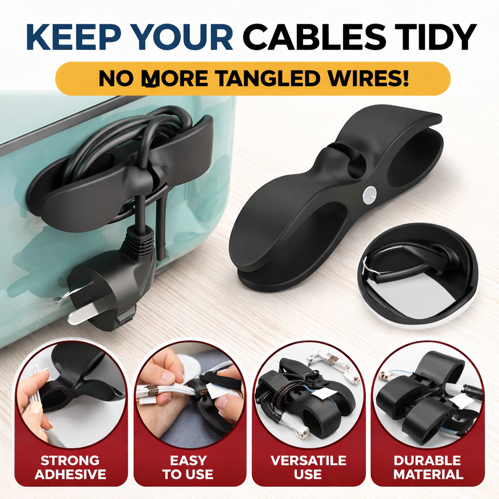 Premium Wire Cable Organizer – 10 PCS Pack - HOT SELLER