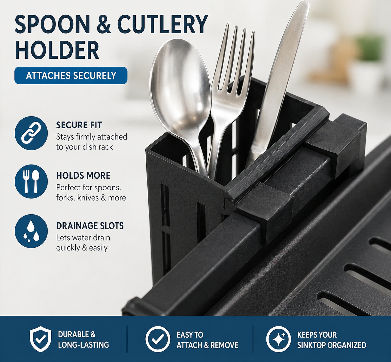 65cm Sink Top Dish Rack