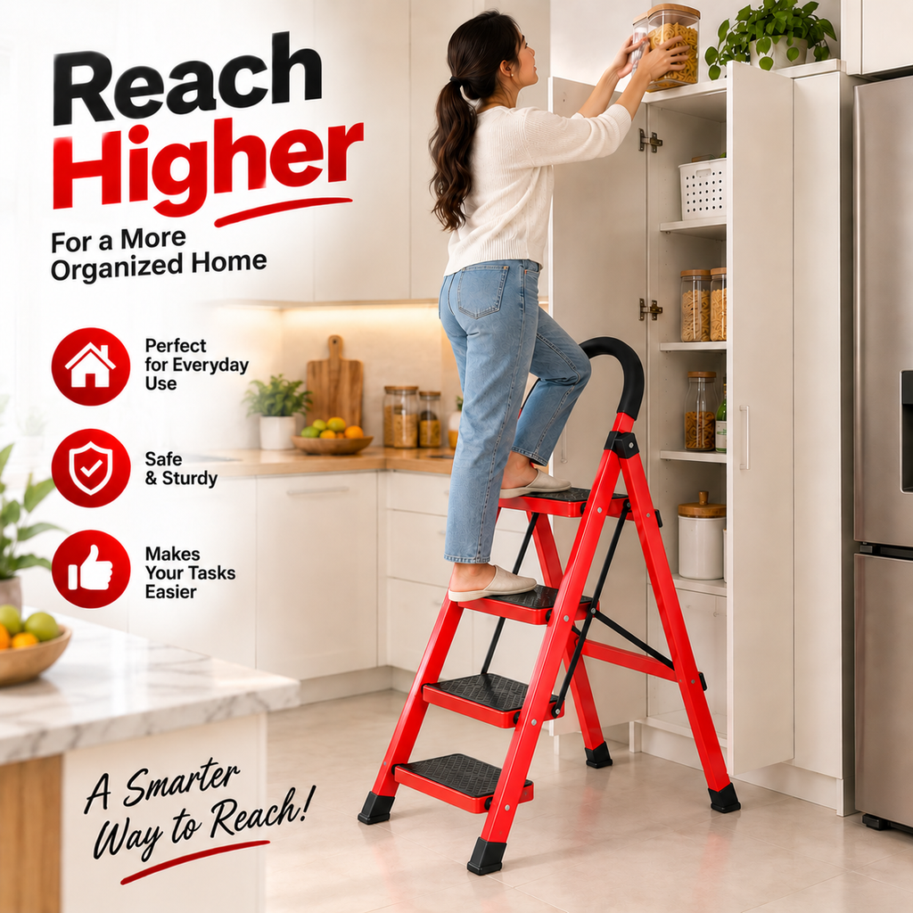 4 Step Foldable Step Ladder