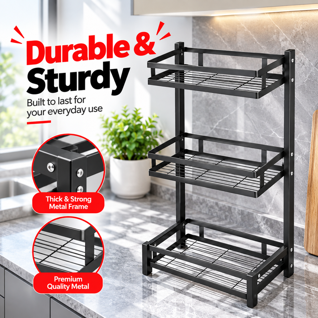 3 Tier Kitchen Spice Rack