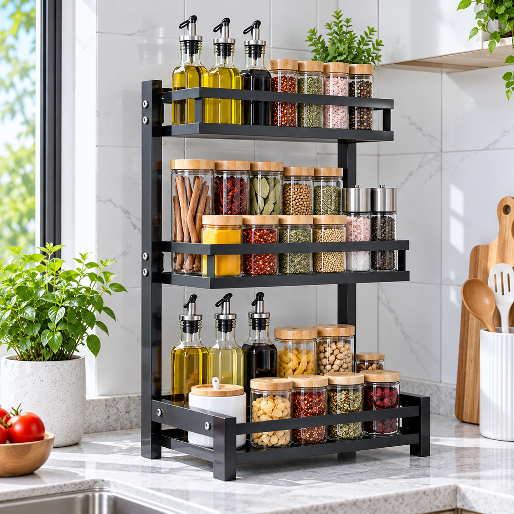 3 Tier Kitchen Spice Rack