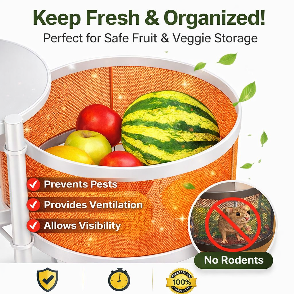 5 Tier 360° Rotatable Kitchen Trolley Storage Rack White Color